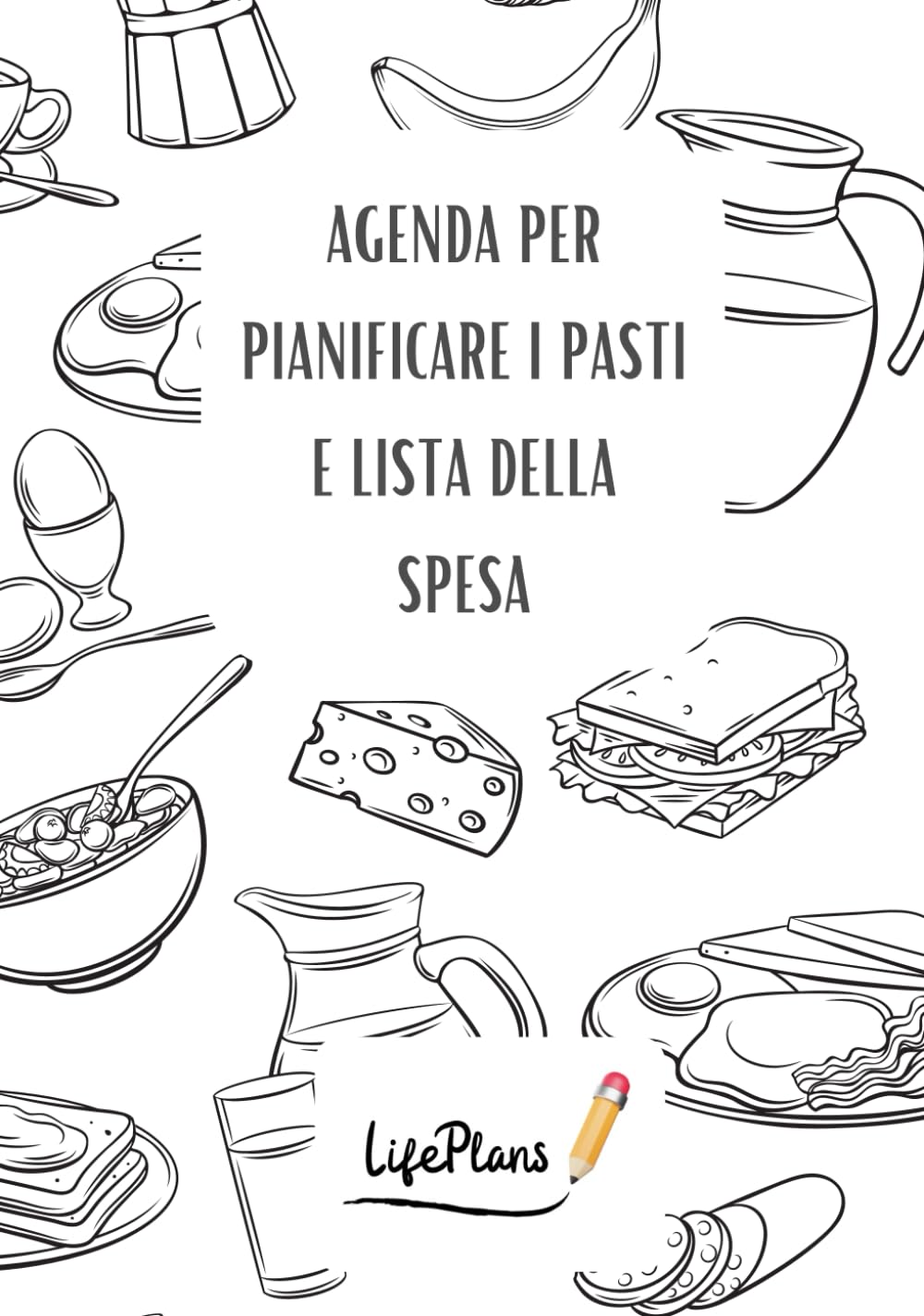 LifePlans Agenda per Pianificare i Pasti e Lista della Spesa - 52 Settimane – Pianificatore di Menù Settimanale (4)