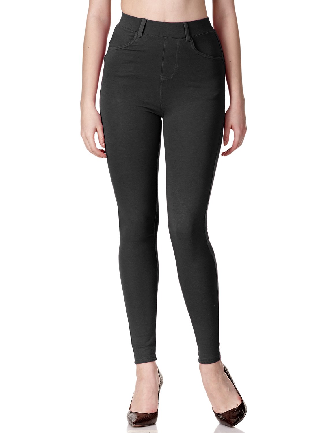 women's plus size black jeggings
