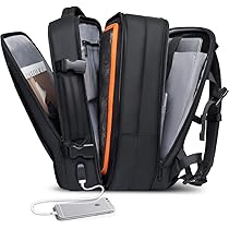 ブレモ3袋セット Amazon.com: BANGE 35L Travel Backpacks,Weekender Expandable
