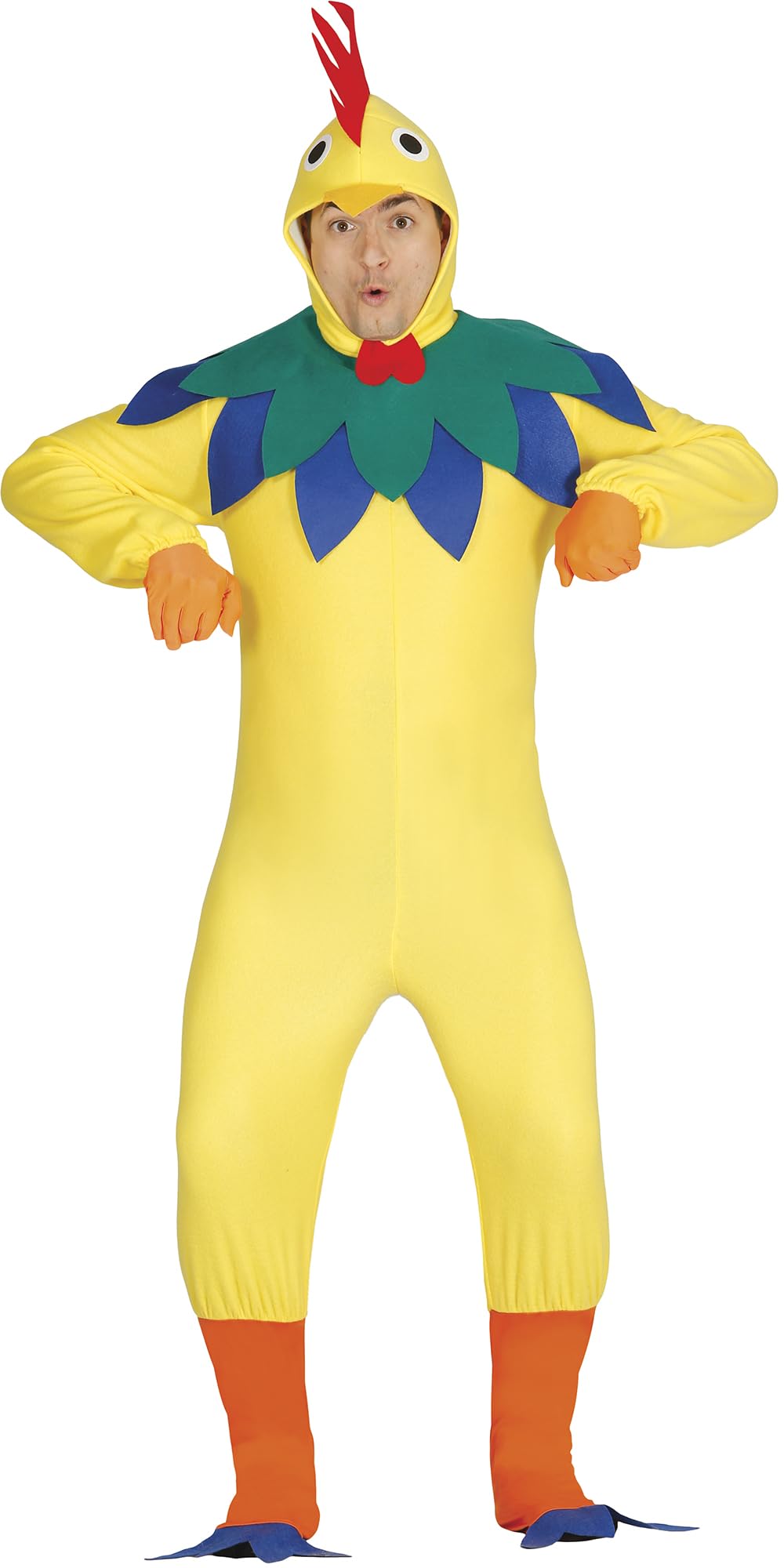 FIESTAS GUIRCA Rooster Pepe costume for adults