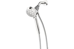 Moen 26100 Engage Magnetix 3.5-Inch Six-Function Handheld Showerhead with Magnetic Docking System, Chrome