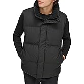 DKNY Men's Quilted Tech Hooded Puffer
