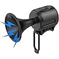 AaiLucky Electric Bike Horn, 120dB Loud Bicycle Horn, Electronic Bicycle Bells for Adults/Kids Bike/Scooter/Ebike, 300mAh Battery Operated, Waterproof