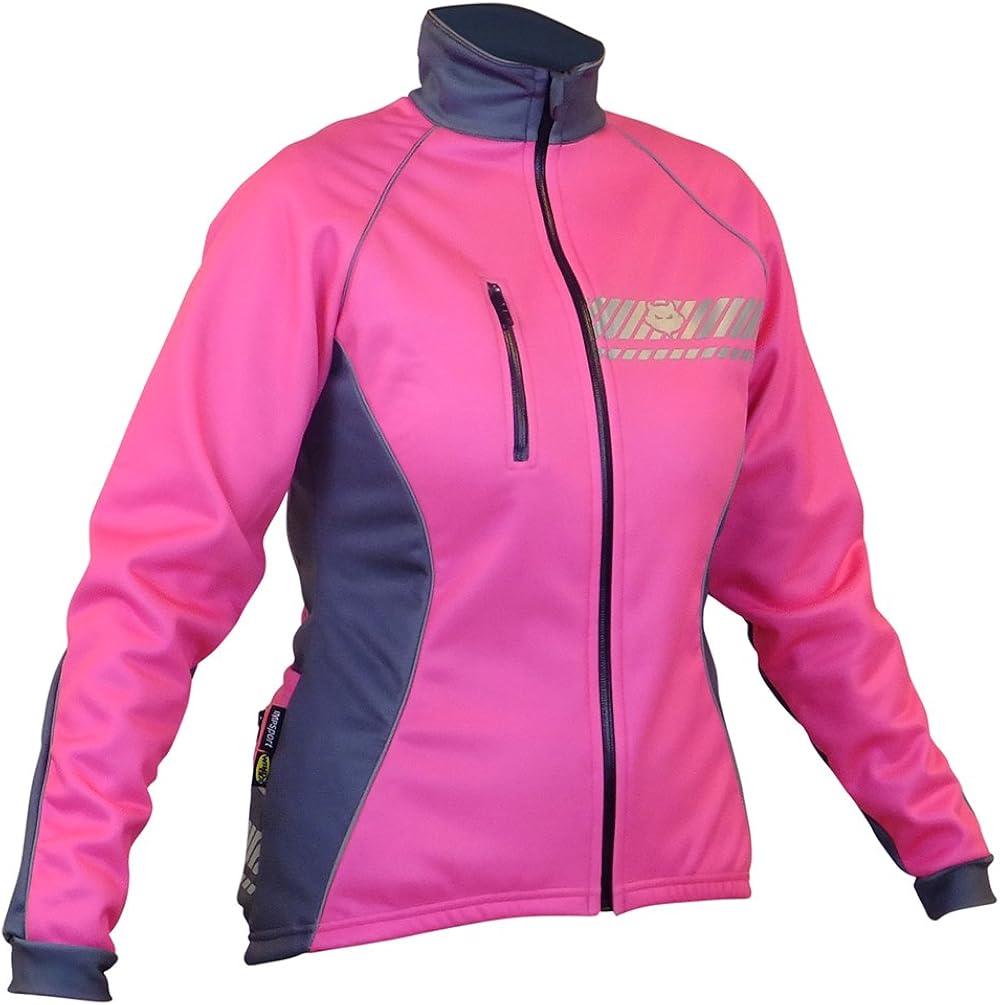 Impsport Polar Winter Cycling Jacket High Visibility Fluorescent Pink