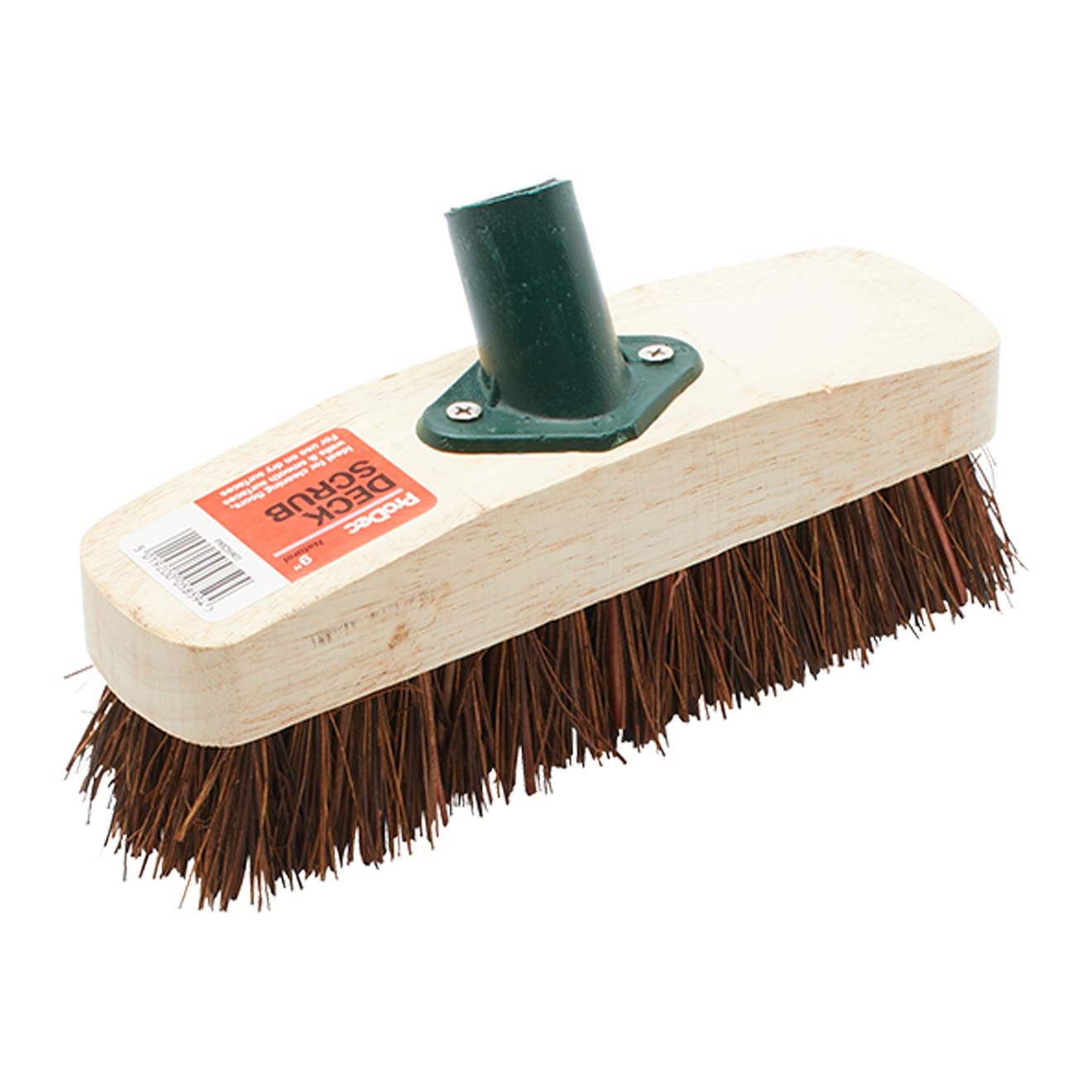 ProDec 9" Natural Palmyra Fibre Stiff Deck Scrub Brush Head