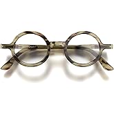 LONDON MOLE® Moley reading glasses | Cool round shaped readers | Men’s Women’s Unisex | Spring hinges