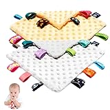 HECCEI Baby Tag Security Blanket - Infant Sensory