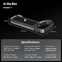 SmallRig Baseplate for Sony Alpha 6700, Bottom