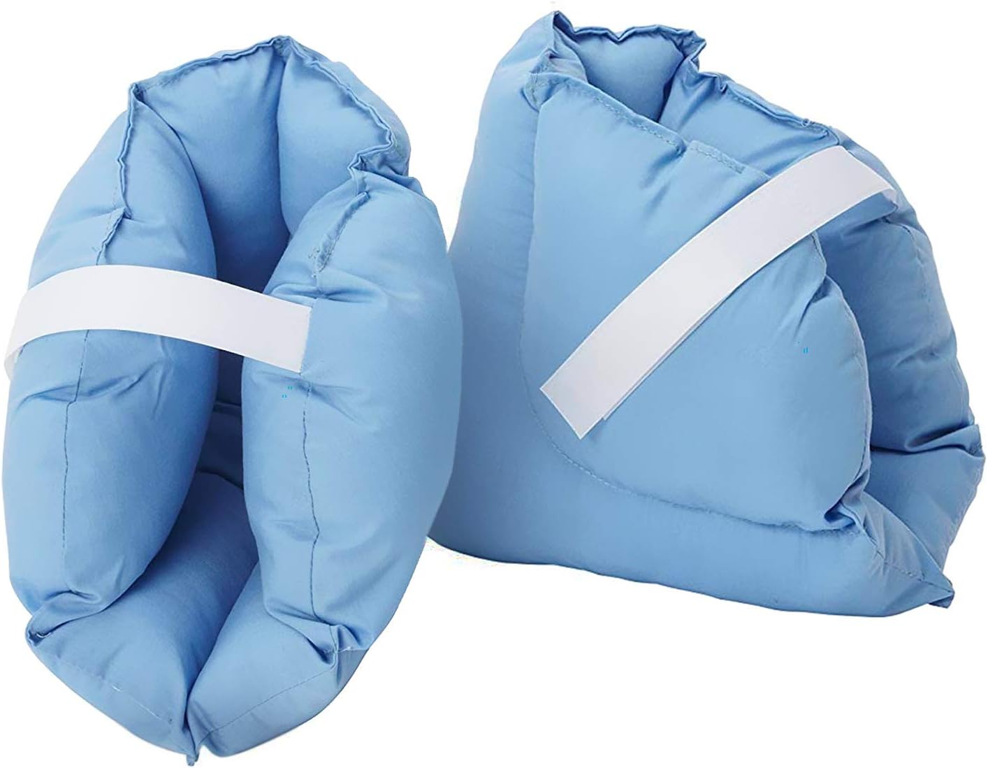 DMI Heel Cushion Protector Pillow to Relieve Pressure from Sores and Ulcers, Adjustable in Size, Blue: Health & Personal Care