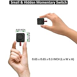 Momentary Push Button Switch 12V 24V Small