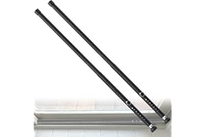 Sliding Door Security Bar 16.5" to 51" Sliding Door Lock 2 Pack Heavy Duty Sliding Glass Patio Door Window Security Bar Insid