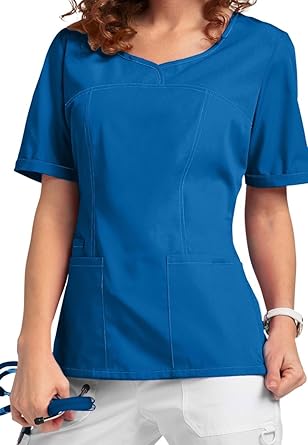 Damen Uniformen Schlupfkasack Gute Qualität V-Neck Top [ 20 Farben ]