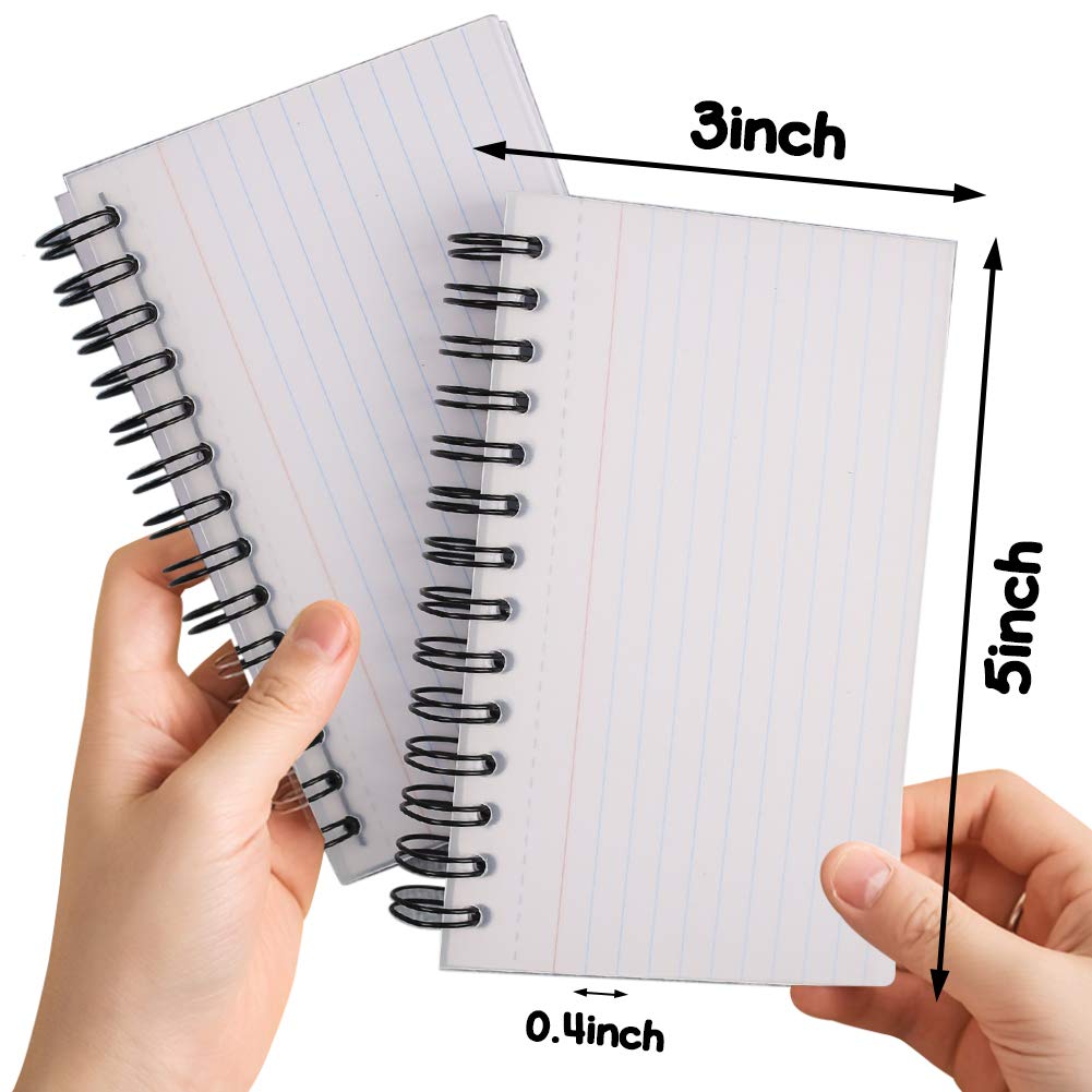 Koogel 400 Pages Index Card, 3 x 5 inch White Learning Card 8 Pack of White Paper for Home School Office