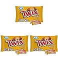 TWIX Fun Size Caramel Cookie Halloween Chocolate Bars - 10.83 oz Candy Bag (Pack of 3)