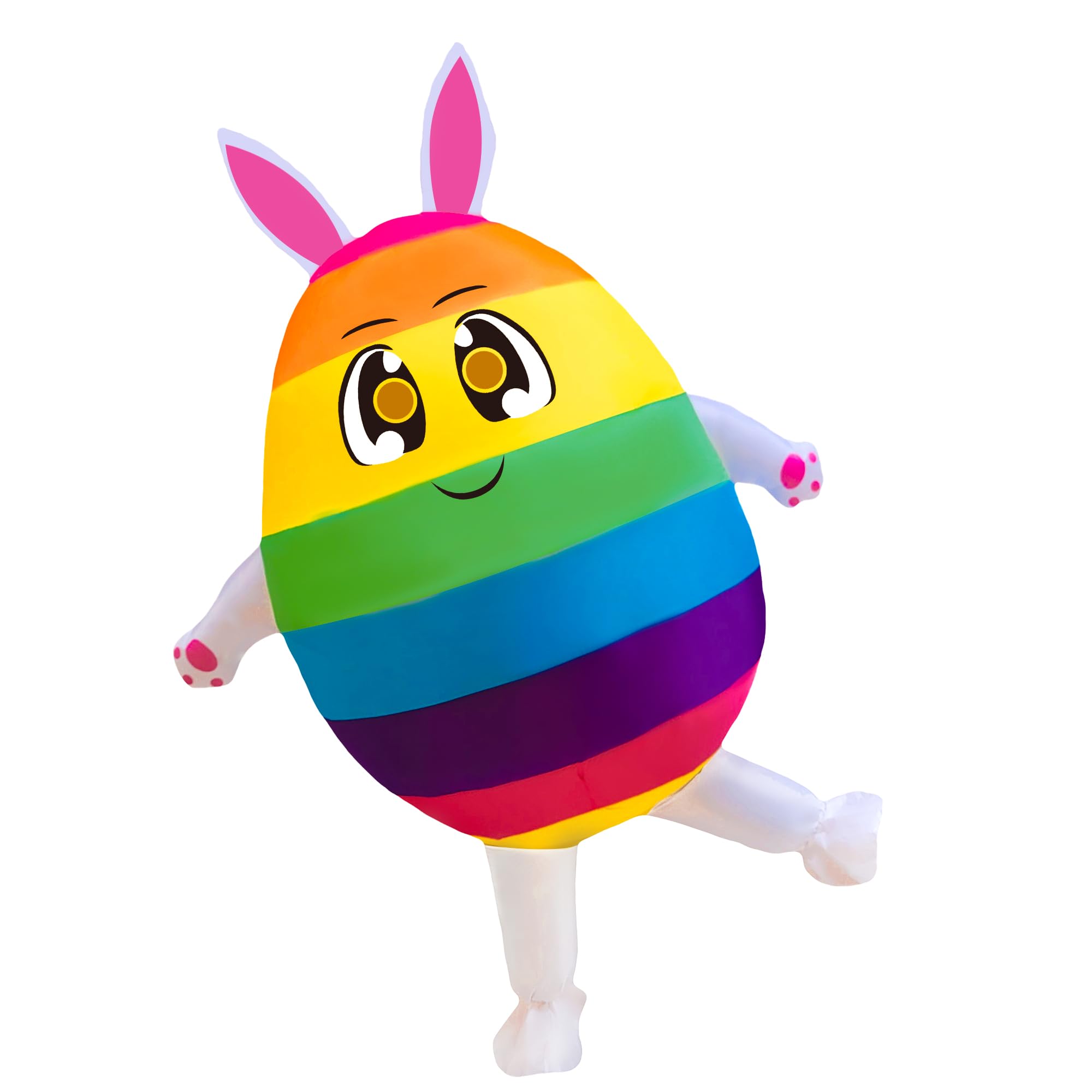 DeHasion Christmas Blow Up Costume Christmas Inflatable Costume for Adult Christmas/Halloween (Easter Egg)