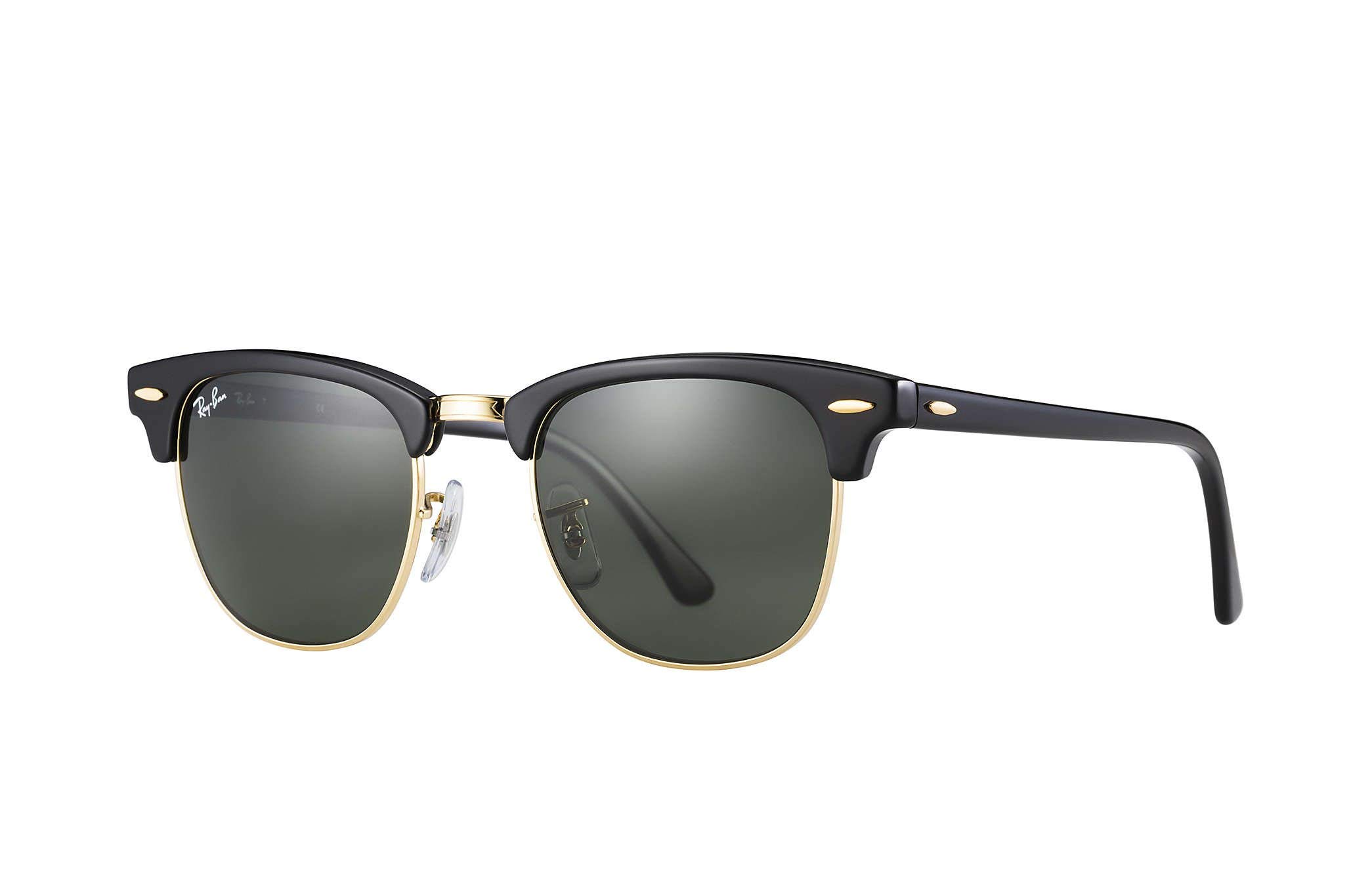 Photo 1 of Ray-Ban Sunglasses RB 3016 W0365 Clubmaster Black On Arista G-1
