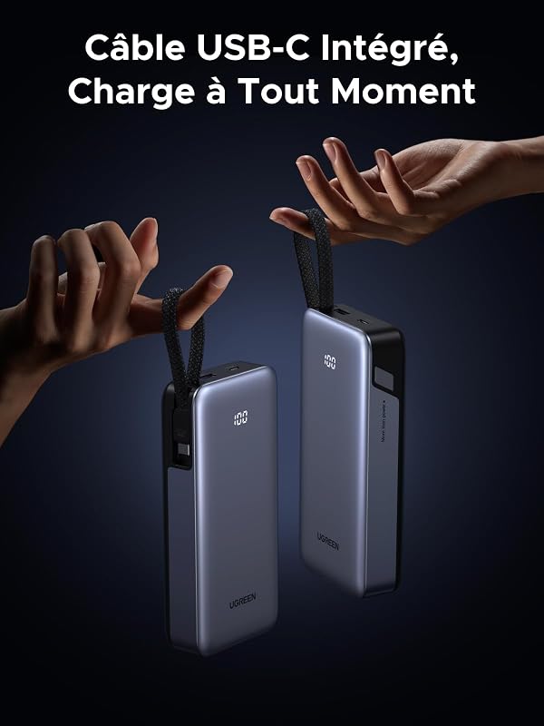 Nexode 45W Batterie Externe 20000mAh Power Bank USB C Charge Rapide — photo 6 sur 8
