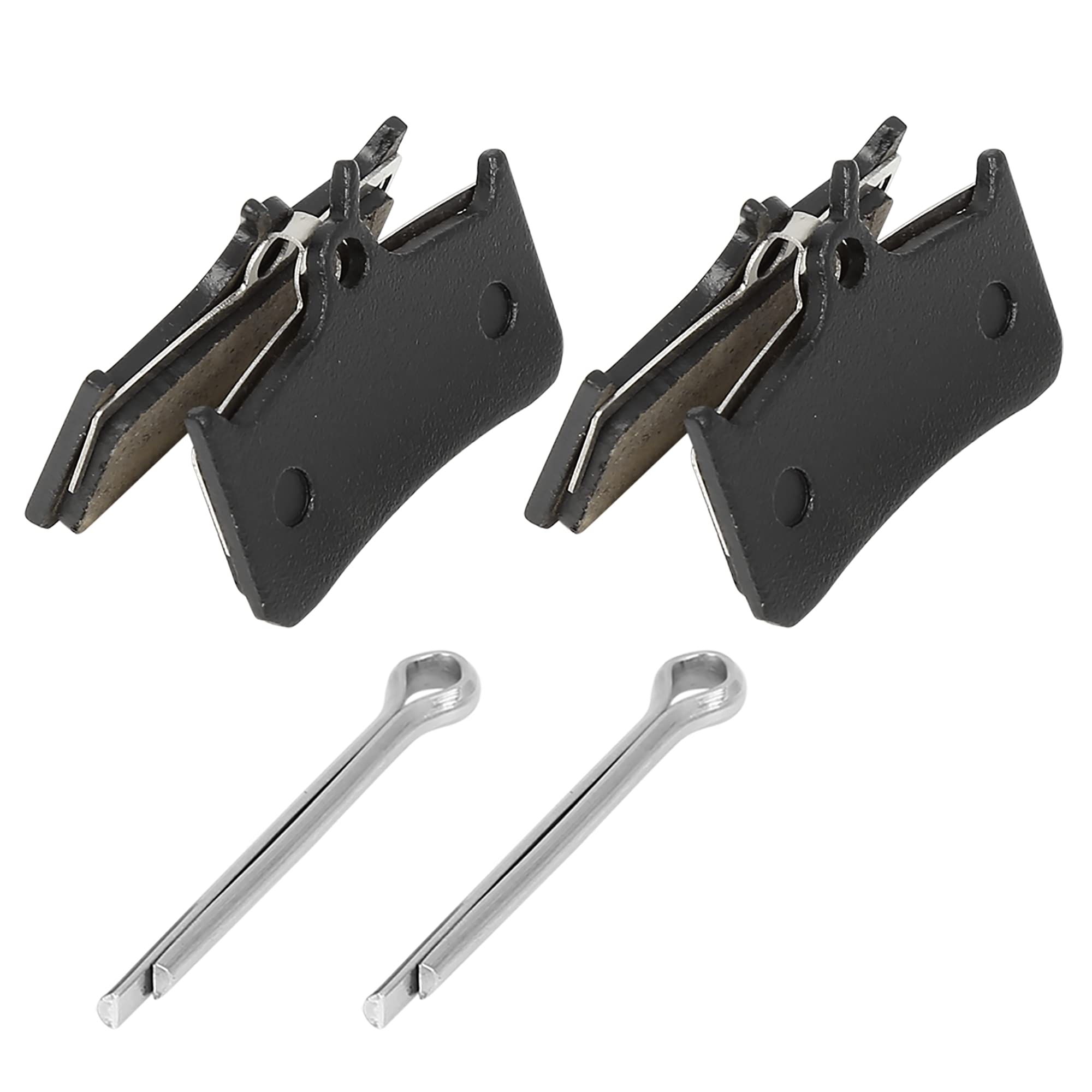 X AUTOHAUX 2 Pair Semi Metal Bike Bicycle Resin Disc Brake Pads 37x26mm