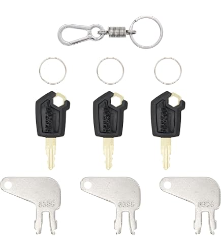 5 Pack CAT Caterpillar Battery Disconnect Keys 8398 - Replaces 8H-5306 - Fits Multiple Equipment Types 10 thumbnail image
