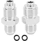 2 Pcs 6AN Power Steering Fitting, Car Power Steering Connector, Metal Alloy Power Steering Adapter Fitting for Power Steering