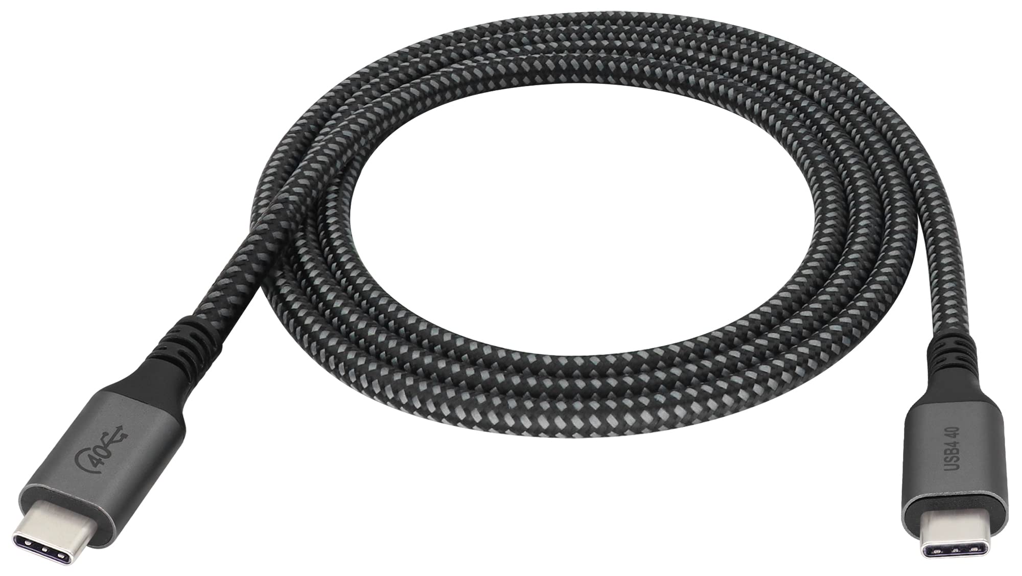 zdyCGTime Double Head Type-c Male to Male 4K HD line Monitor Projection General Purpose Thunderbolt 3 20Gbps,20V/5A USB4 Full-Featured Type-c Data Cable(1.2m/1Pack)