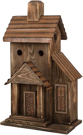 Amazon Com Glitzhome 24 02 H Rustic Extra Large Birdhouse Wood