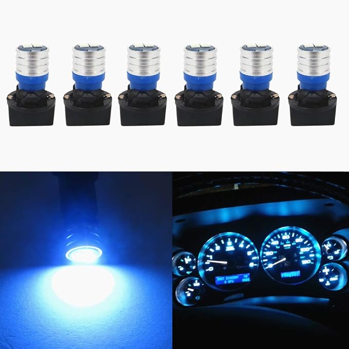 WLJH T10 Led Bulbs W5W 194 PC195 PC194 PC168 Twist Socket Dashboard Instrument Cluster Interior