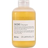 Davines DEDE Shampoo, Delicate Soft Lather Daily Cleanser for Medium Fine & Fine Hair - Gently Removes Impurities to Make Hair Light, Shiny, and Soft with Red Celery Extract, 8.45 Fl Oz