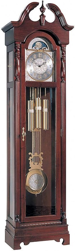 Amazon Com Lbn Grandfather Clock Dial Pendulum Chain Floor Face Corner Wall Chime Clocks Cherry New Home Kitchen