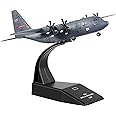 HANGHANG 1/200 Military Model Plane C-130 Alloy Fighter Plane Model Model Airplane for Collections and Displays