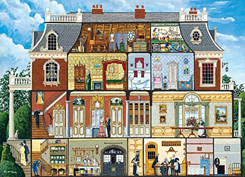 MasterPieces Inside Out Walden Manor House Victorian Manor Jigsaw Puzzle by Art Poulin, 1000-Piece