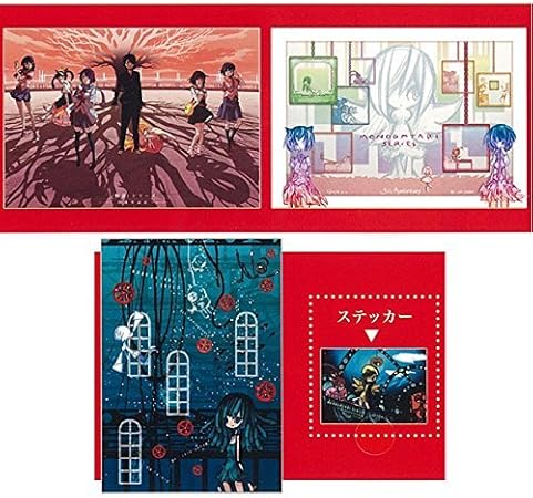 Amazon 一番くじプレミアム 物語シリーズ 伍周年記念 暦ノ至福ノ時 G賞 ポスター ステッカー 集合 Edイラスト 単品 アニメ 萌えグッズ 通販