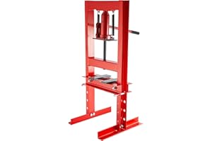 Mophorn 00001 6 Tons Hydraulic Shop Press, 38 x 17 x 5 inches, Red