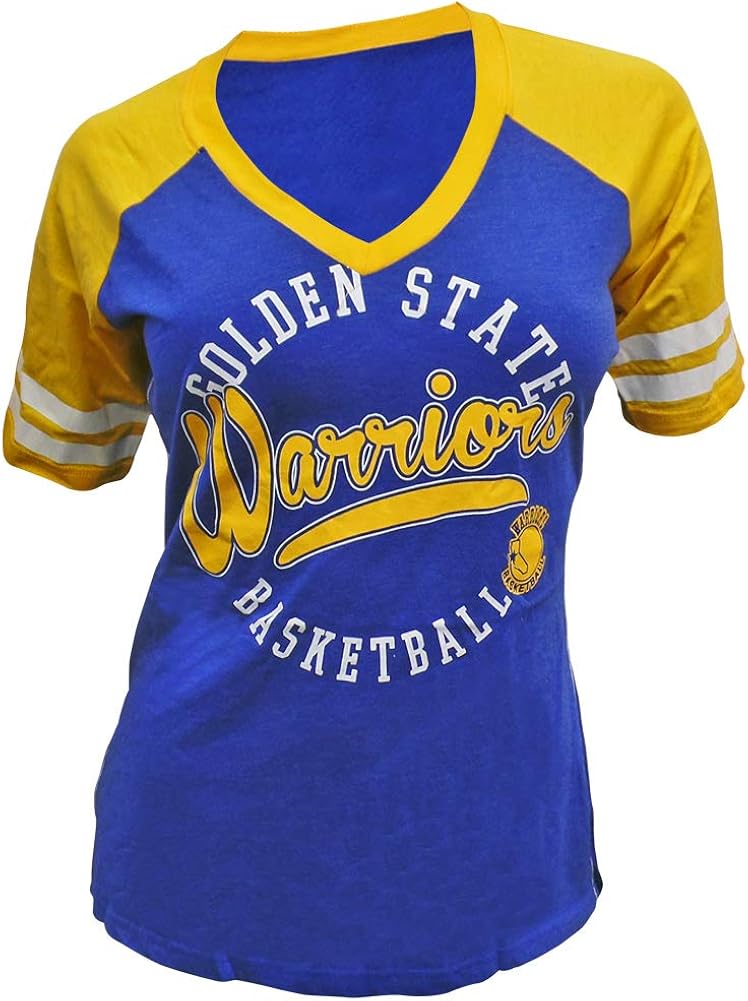 Amazon.com: Golden State Warriors Women's V-Neck Fastball T-Shirt: Clothing