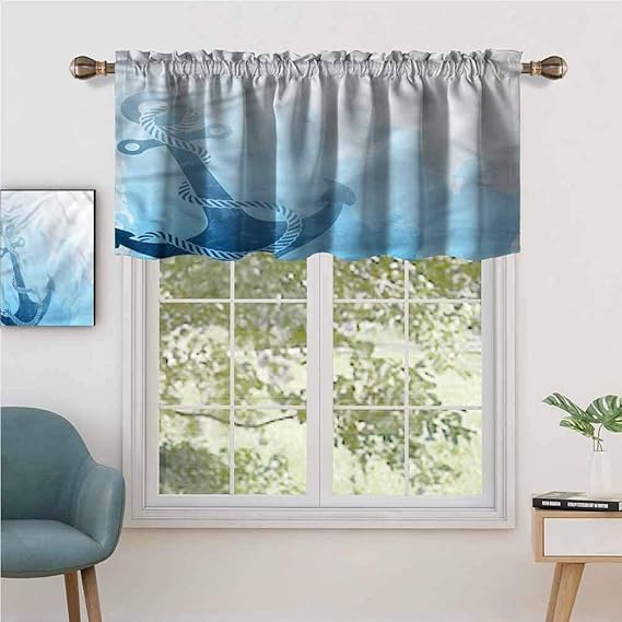 Hiiiman - Cortina de bloqueo UV con fondo náutico de fondo profundo de