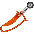 Zeroll Universal Standard Length EZ Disher Food Portion Control Scoop Designed for Right or Left Hand Use Dishwasher Safe NSF Approved, 1 3/26-Inch, Orange