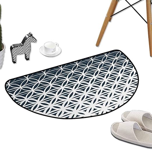 Indoor Kitchen Room Floor Rug Retro Geometric Ombre