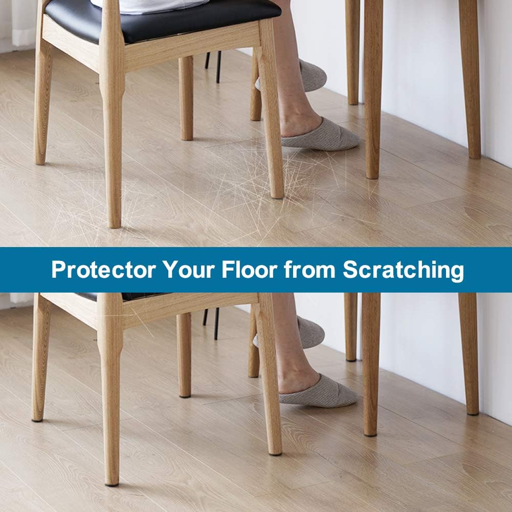 Felt Pads for Furniture Feet,50 Pieces Self Adhesive Furniture Pads Floor Protectors for Chair Legs Anti Scratch(Black) - Image 5