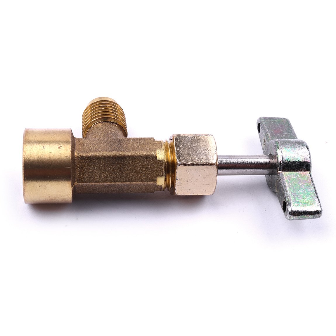 Atoplee 2/&nbsp;pcs r/&eacute;frig/&eacute;rant Peut Bouteille Tap Valve Opener Outil 1//4/&nbsp;SAE Filetage adaptateur