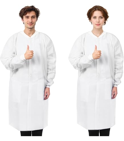 Amazon.com: EZGOODZ Disposable Lab Coats for Adults, X-Large