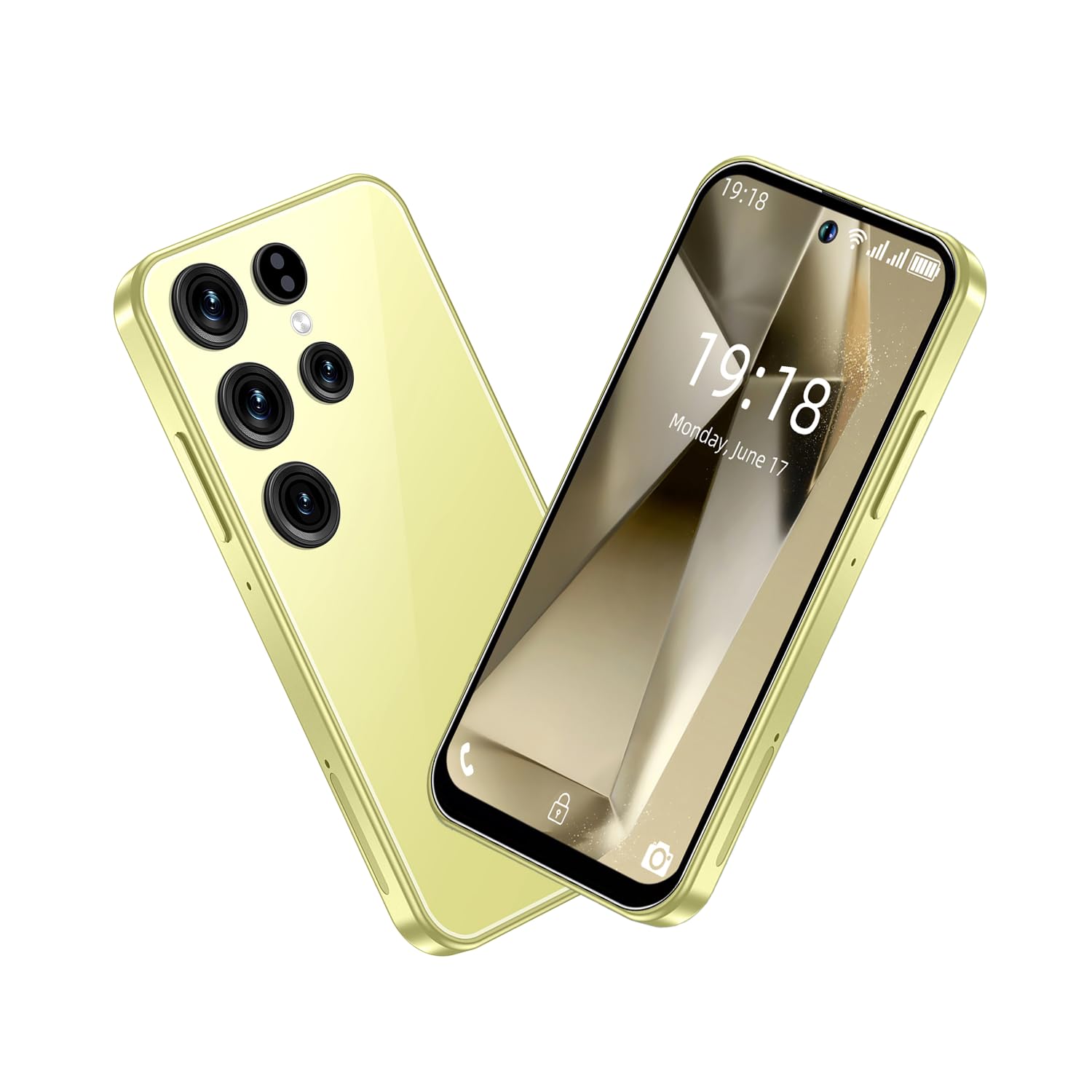 TalkCeLL 4G mini Smartphone Unlocked for Kids, 4.0 inch HD Display, 3GB RAM+32GB ROM,Dual SIM Dual Camera,Android 10.0,WiFi,Bluetooth,GPS Pocket (XS25mini-Gold)