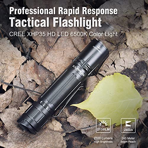 ULTRAFIRE 1800 Lumen Tactical Flashlight With Holster - Rechargeable, IP68 Waterproof, 5 Modes For Police & Security - View #10