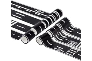 PH PandaHall Lot de 7 rouleaux de ruban adhésif noir de 35 m de large avec panneau de vitesse pour voitures de course, fêtes,