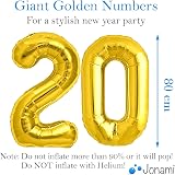 Jonami New Year's Eve 2026 XXL Decoration Set - Black & Gold view 3