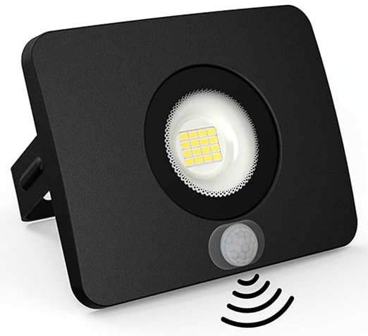 SuperSlim LED Foco exterior IP65 con detector de movimiento - 20 W 1400LM 230 V -