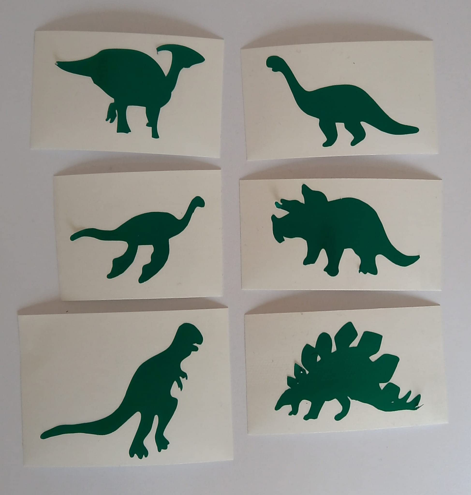 Dazzle Glitter Tattoos 25 x Hi viz stickers green dinosaur mixed stickers for cycle bike motorbike backpack helmet