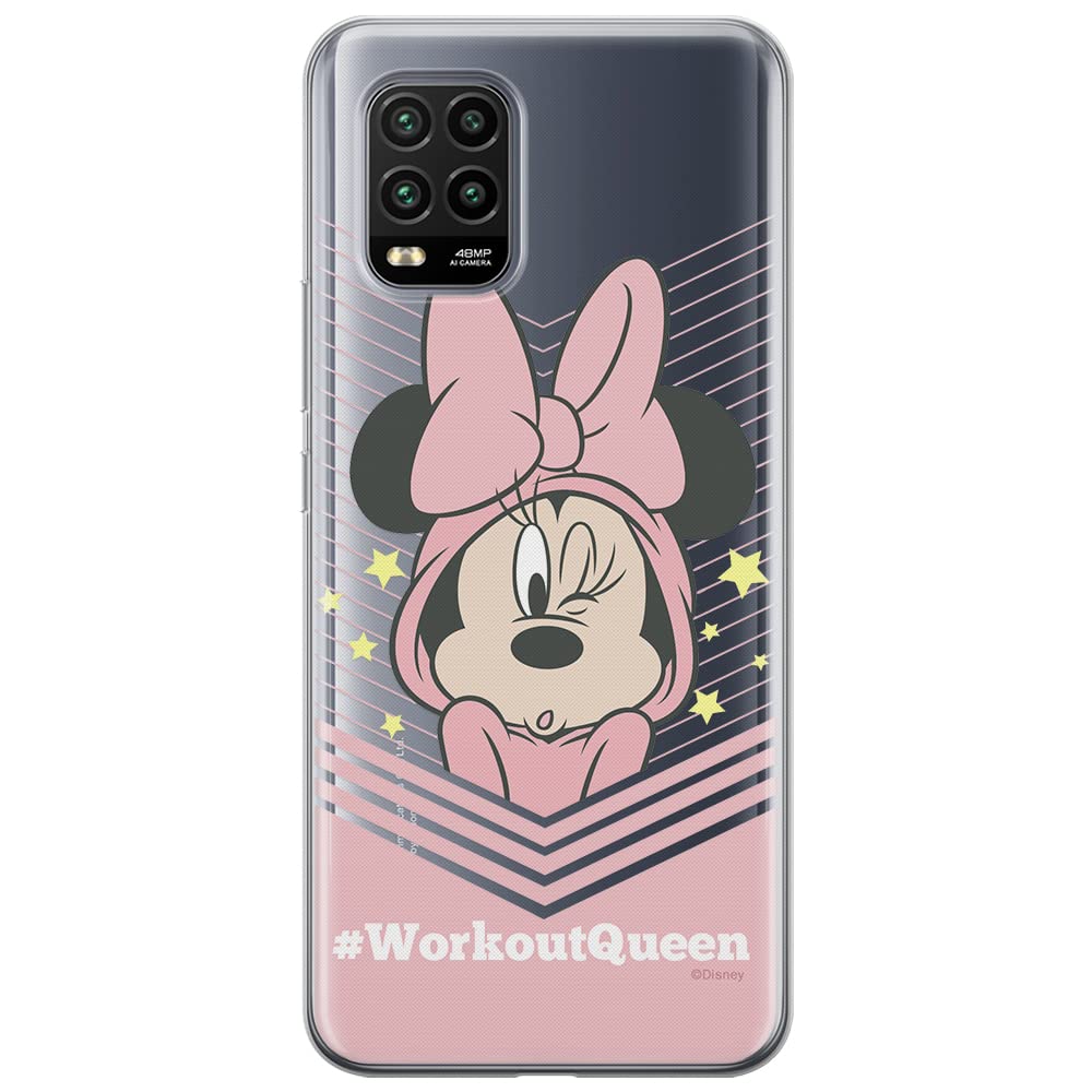 ERT GROUP mobile phone case for Xiaomi MI 10 LITE original and officially Licensed Disney pattern Minnie 053 optimally adapted to the shape of the mobile phone, partially transparent — image 1