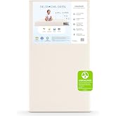 Delta Children CleanEarth Certified Organic Crib and Toddler Mattress &ndash; GOTS Certified, Non-Toxic Breathable Baby Mattress - Regulates Temperature, 10-Year Warranty