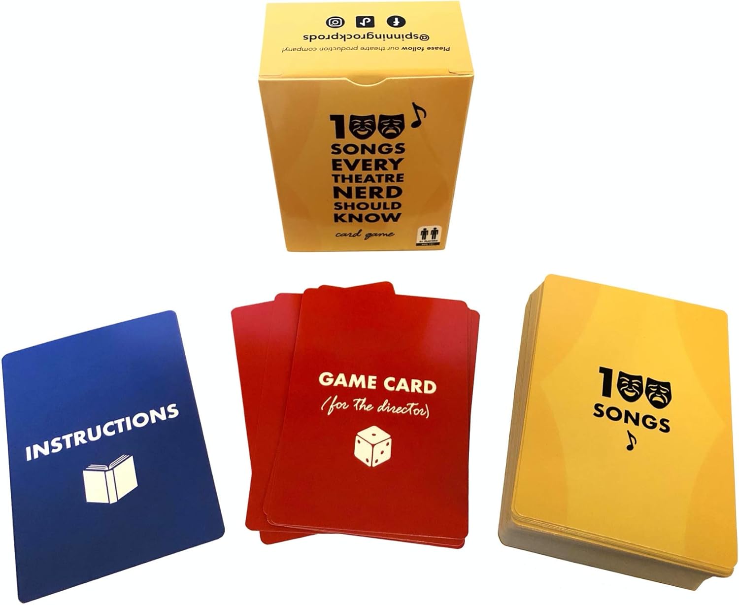 spinningrock 100 Songs Every Theatre Nerd Should Know - Ultimate Musical Theatre Card Game - Classic Deck - Image 5