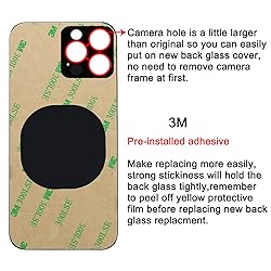Perzework OEM Back Glass Replacement for iPhone 13